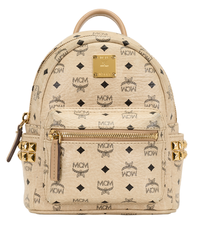 Stark Backpack Xmini, &pound;250, Handbags, Beige, Canvas, Front view
